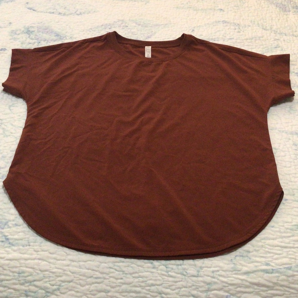 LIKE NEW - STYLUS Brown Short-Sleeve Women’s Relaxed Tee
